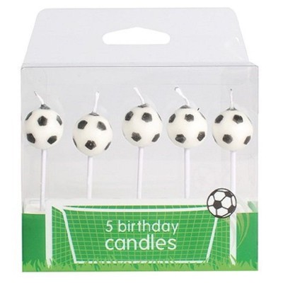 5 Velas Bola Futebol