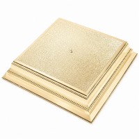 Base para Bolos Dourada Quadrada 35,5 cms