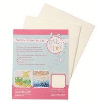 Pack 12 Folhas White Wafer Paper