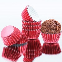 Forma Brigadeiro Metalizada nr.5 Vermelha