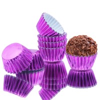 Forma Brigadeiro Metalizada nr.5 Rosa