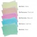 10 Folhas Finas Wafer Paper Cores Sortidas