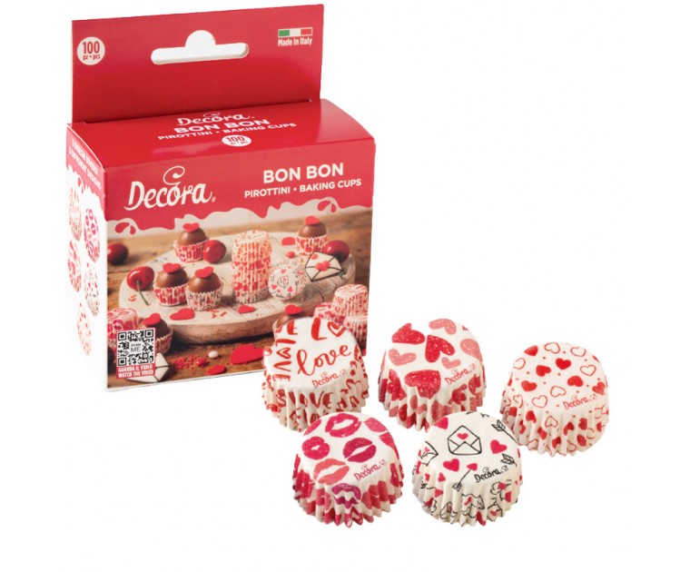 100 Mini Forminhas Love