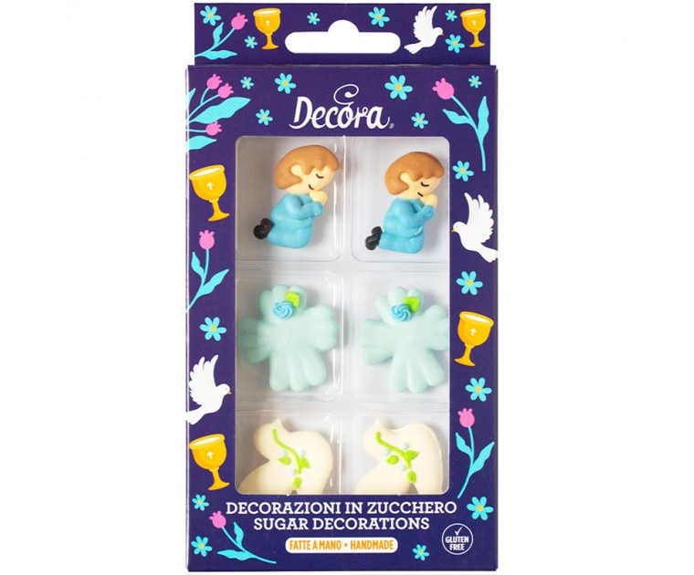 Decorações Comestíveis 1ª Comunhão Menino