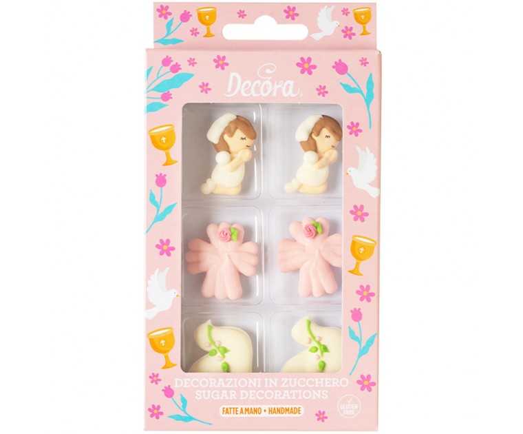 Decorações Comestíveis 1ª Comunhão Menina