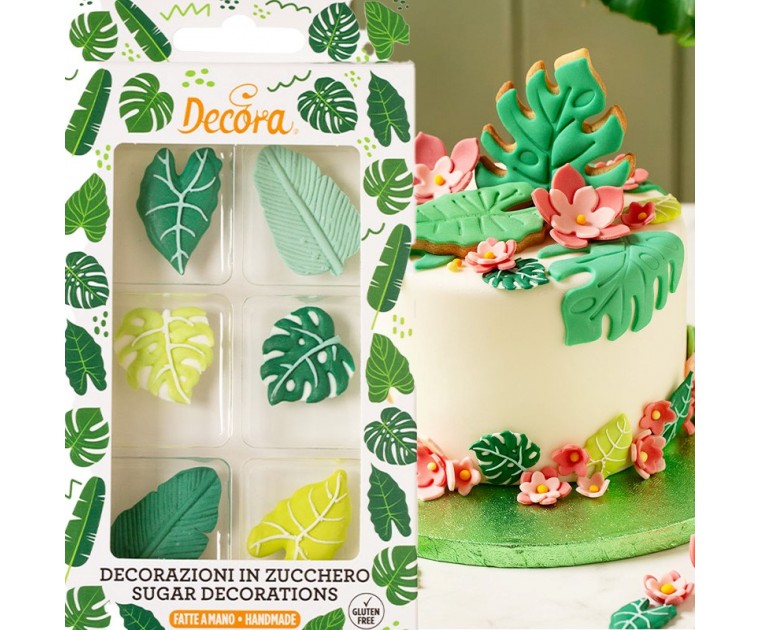 Folhas Tropicais em Açúcar