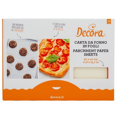 25 Folhas Papel de Forno Anti-Aderentes