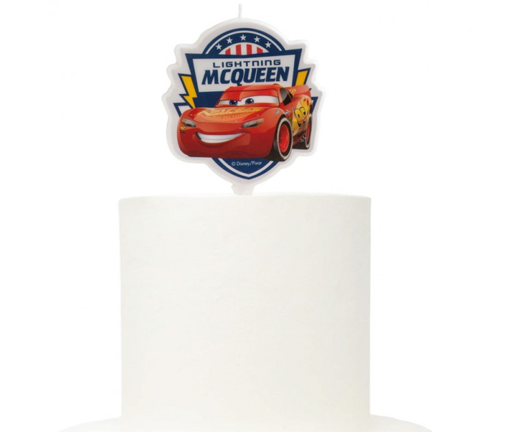 Vela Faísca Mcqueen 6.5cms
