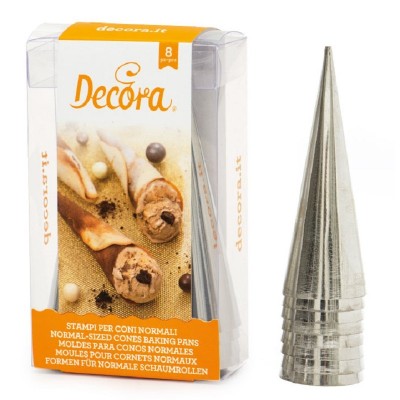 8 Moldes de Cone Cornucópia