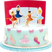 Kit Decoração Bolos Bailarinas Kit Decoração Bolos Bailarinas