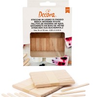 100 Paus Gelado Madeira Natural