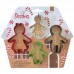 Conj. 4 Cortadores Família Gingerbread