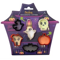 Conjunto 6 Mini Cortadores de Halloween