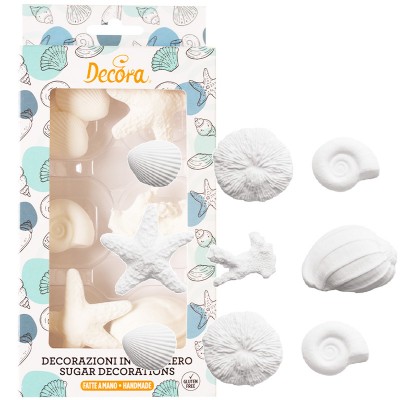 Decorações Comestíveis Conchas e Corais