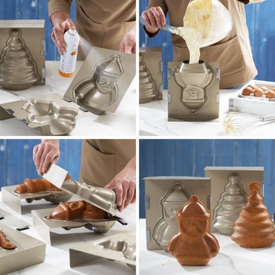 Forma 3 D Boneco de Neve