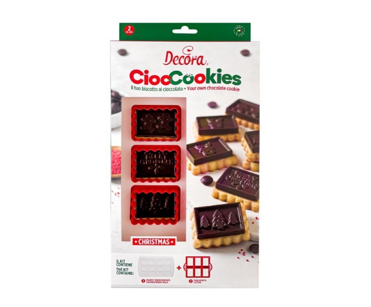 Kit de Cortador + Molde Chocolate Natal