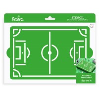 Stencil Campo de Futebol 