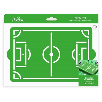 Stencil Campo de Futebol 