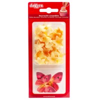Pack de Flores Amarelas e Borboletas