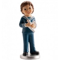Menino com Pomba 16 cms