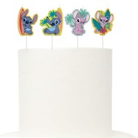 Conj. 4 Velas Stitch