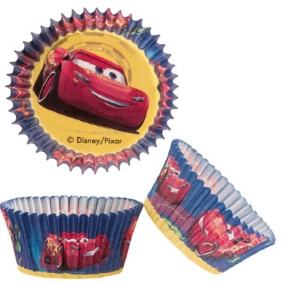 50 Forminhas Cup Cakes /Salgados Cars