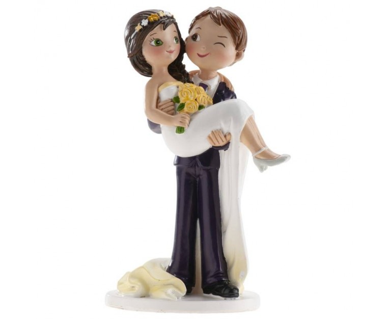 Casal Noivos com Noiva ao Colo
