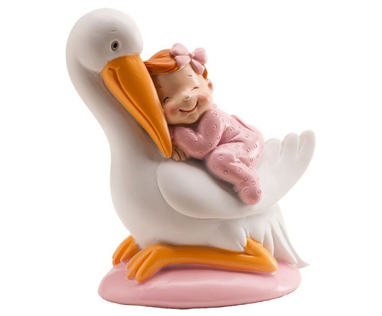 Cegonha e Menina a Dormir