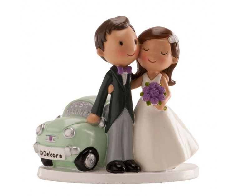 Noivos Carro "JUST MARRIED" 