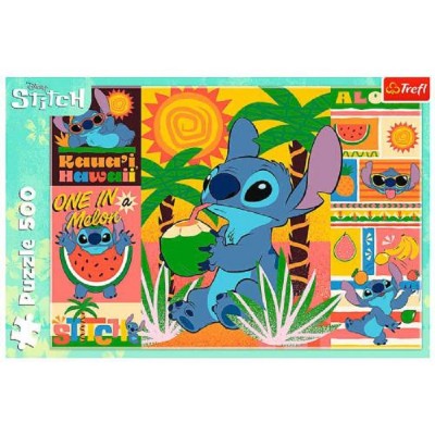 Puzzle 500 Peças Holidays with Stitch