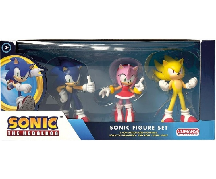 Set 3 Figuras Sonic