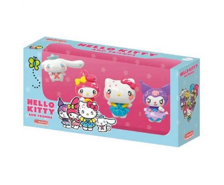 Set 4 Figuras Hello Kitty & Friends Gift Box 