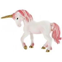 Unicórnio Decorativo Topo de Bolo Rosa