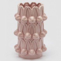 Jarra Coelhos Rosa 25 cms
