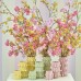 Jarra Coelhos Rosa 32 cms