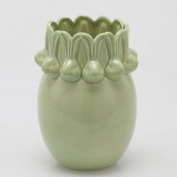 Jarra Coelhos Verde 24 cms