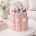 Jarra Coelhos Rosa 13 cms