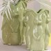 Jarra Coelhos Verde 30 cms Jarra Coelhos Verde 30 cms