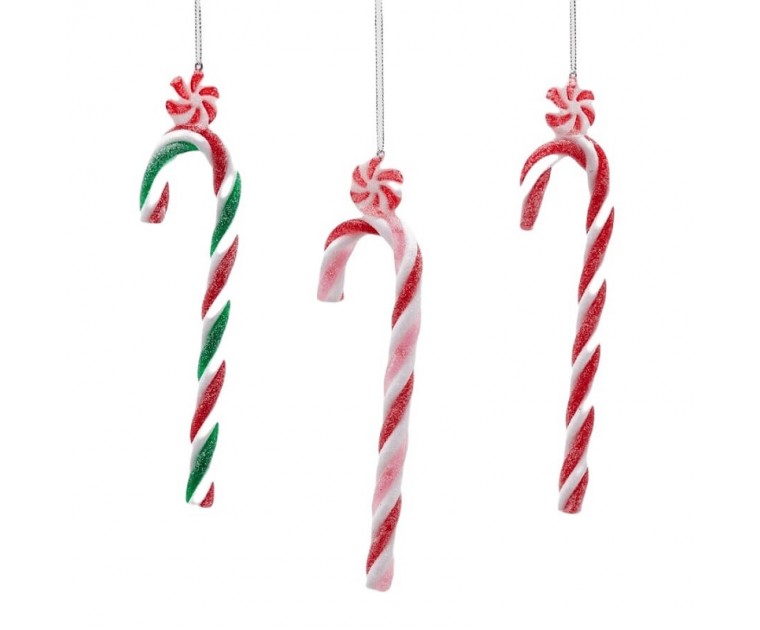 Pendente Árvore Candy Cane 18 cms***