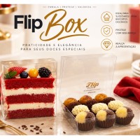 10 Caixas Flip Box CRISTAL