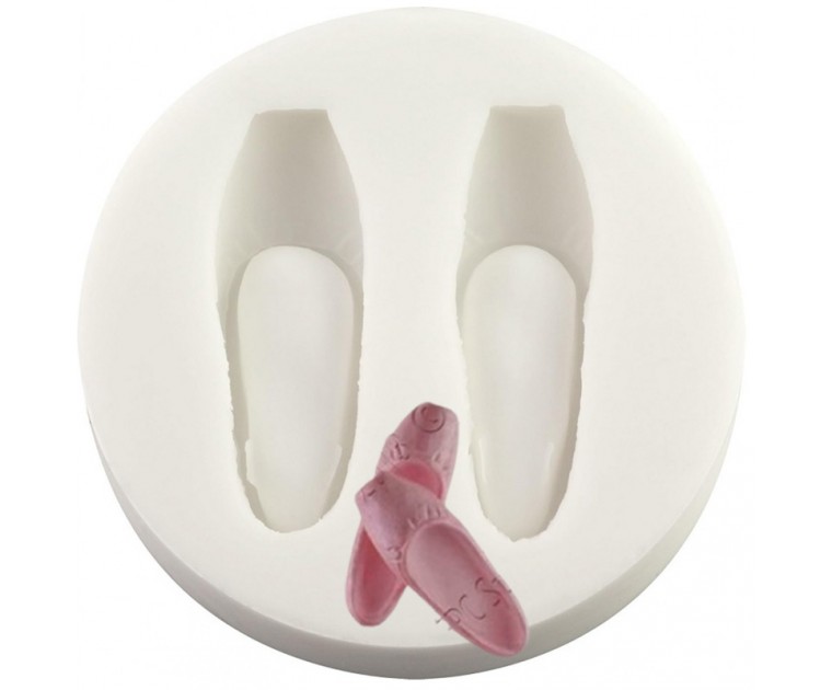 Molde Silicone Sapatilhas Bailarina