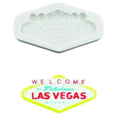Molde Silicole Logotipo Las Vegas Molde Silicole Logotipo Las Vegas