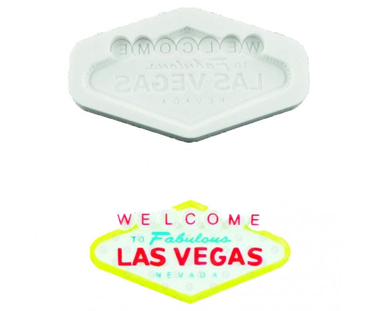 Molde Silicole Logotipo Las Vegas