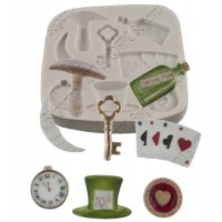 Mold Silicone Alice no País das Maravilhas