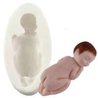 Molde Silicone Bebé a Dormir