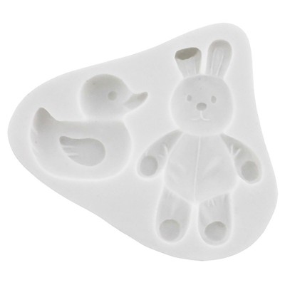 Molde Silicone Coelho e Patinho