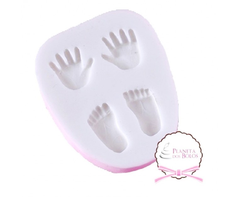 Molde Silicone Mãos e Pés