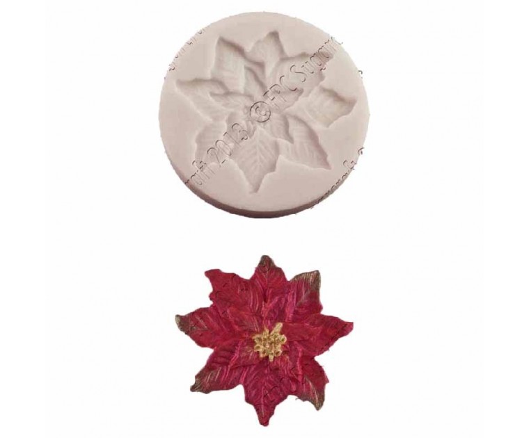 Molde Silicone Poinsettia