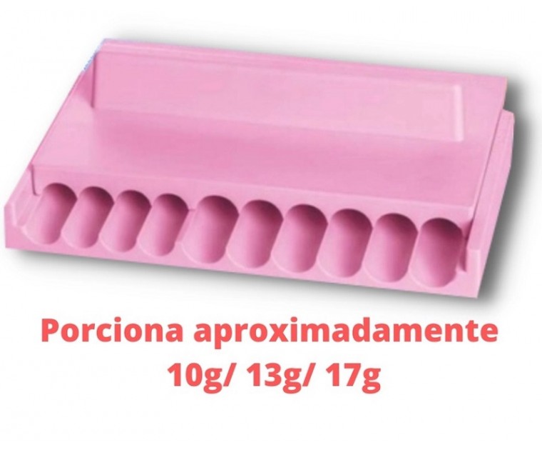 Placa Boleadora/ Porcianadora Brigadeiros Rosa10g, 13g e 17g