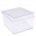 Cake Box Cristal Quadrada com Tampa1,5 L